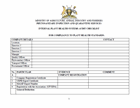 Phytosanitary Inspection checklist
